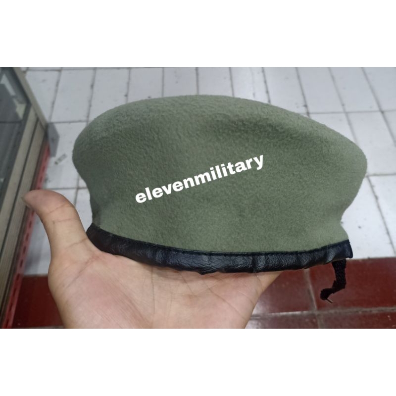 Terbaru Topi baret linmas warna Abu-Abu
