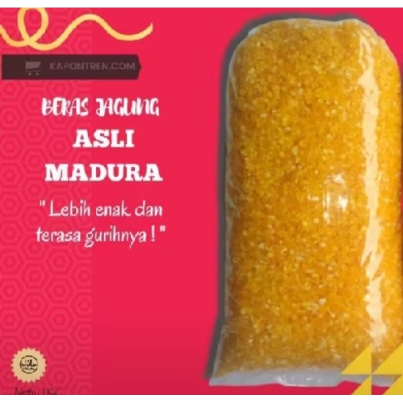 

promo beras jagung 1 kg | nasi jagung diet murah aslih madura termurah