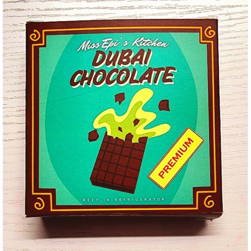 

Dubai Chocolate Premium Pistachio Kunafa Medium size