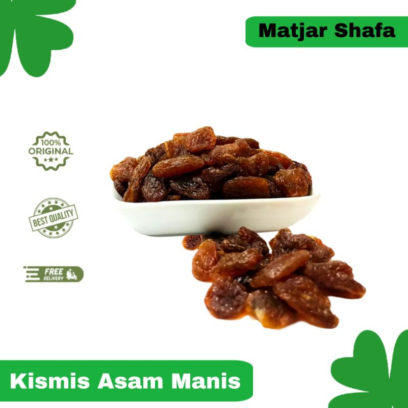 

Kismis Asam Manis Original 1 Kg / Kismis Golden Raisin Grosir - Kismis Asem Manis