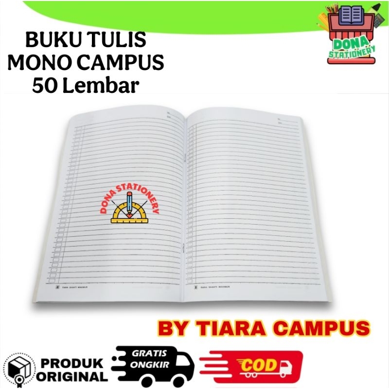 

H7Y [ PACK] Buku Tulis TIARA CAMPUS BOXY ISI 50 LEMBAR 38 LEMBAR