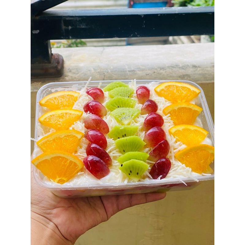 

salad buah 500ml full topping