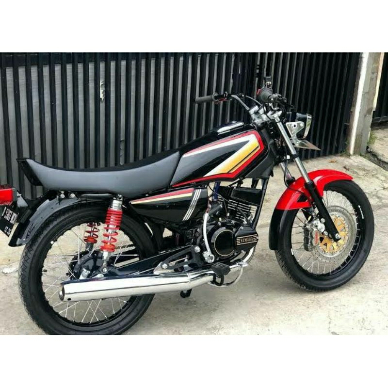 Striping Lis Sticker Yamaha Rx King 1991 1992 Cobra Hitam Merah Hitam Biru