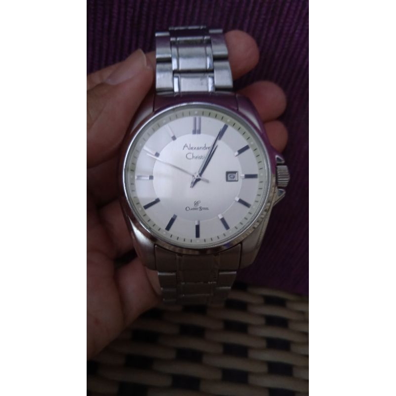 Jam Tangan Pria Alexander Christie Original  Seken