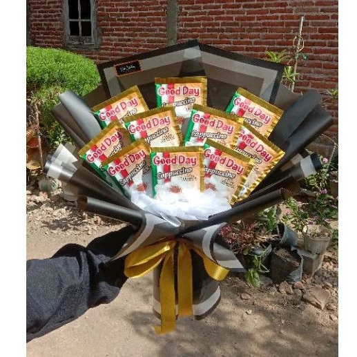 

buket kopi /buket kopi good day /buket kopi capuchino/buket valentin/buket hari guru / buket cowok / buket untuk cowok