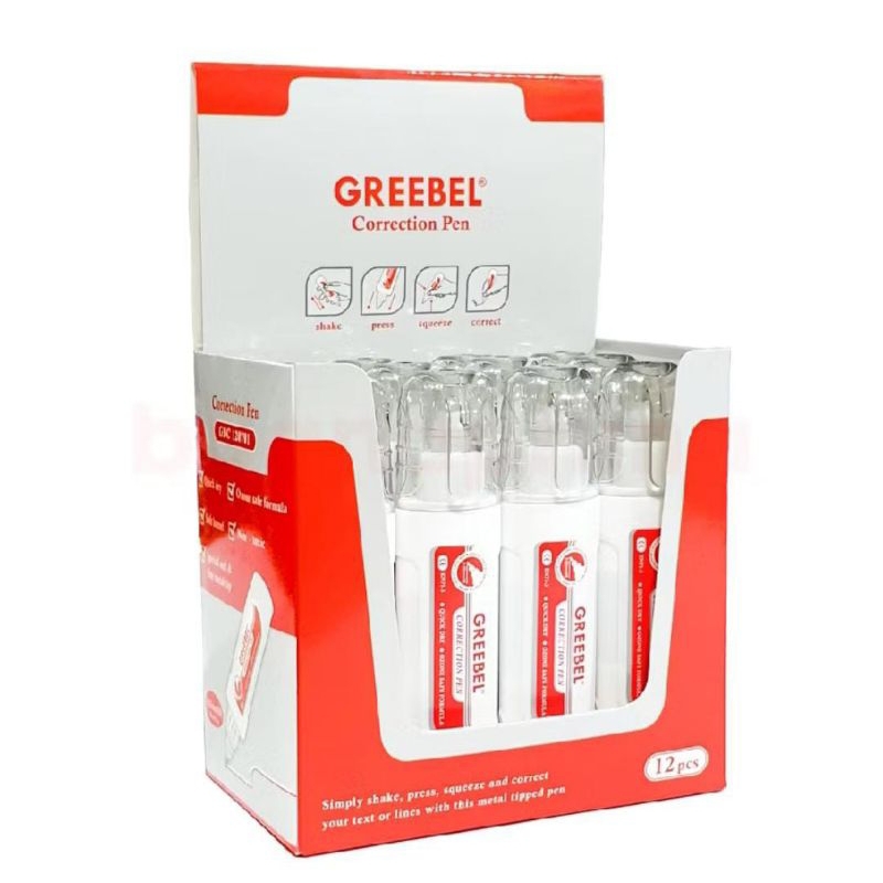 

1 Pak Tip-ex Cair Greebel GBC-120701 / Greebel Correction Pen