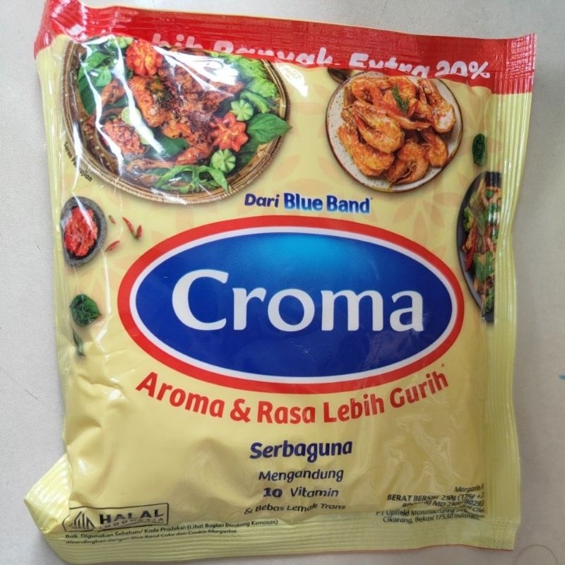 

croma margarin krim dari blue band margarine serbaguna 210 gram