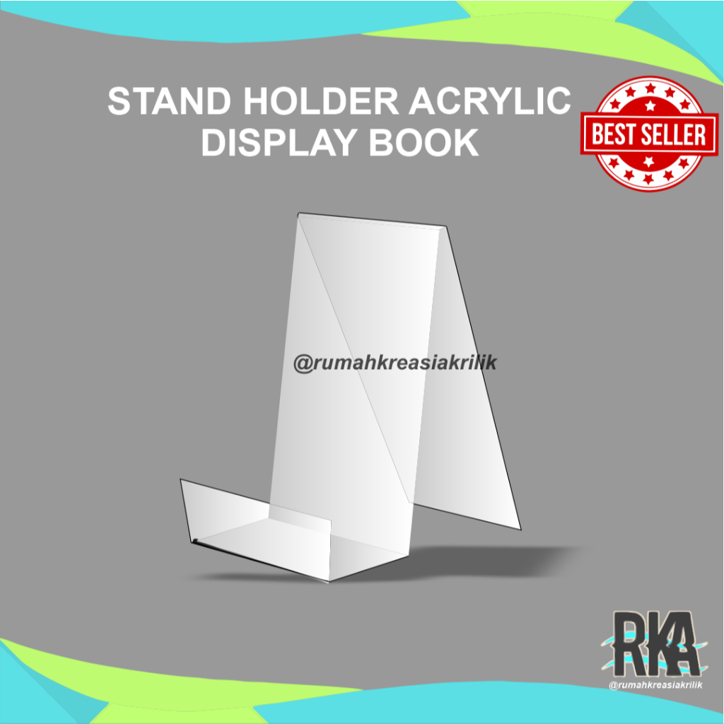 

STAND HOLDER DISPLAY BUKU AKRILIK HOLDER MULTIFUNGSI HOLDER BOOK