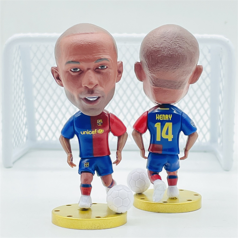 Soccerwe Soccer Action Figure - Thierry Henry Barcelona