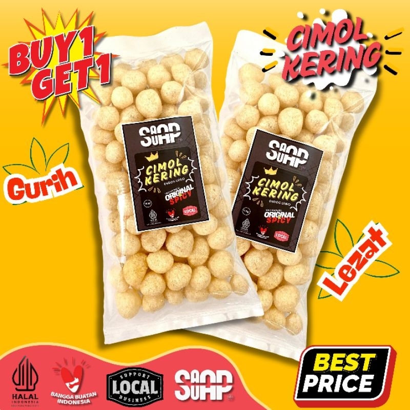 

BUY1GET1 Cimol Kering Original SASUAP 150gr