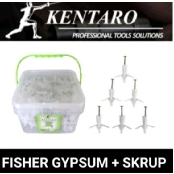 Visher / fiser / piser gypsum + skrup Kentaro (Original)