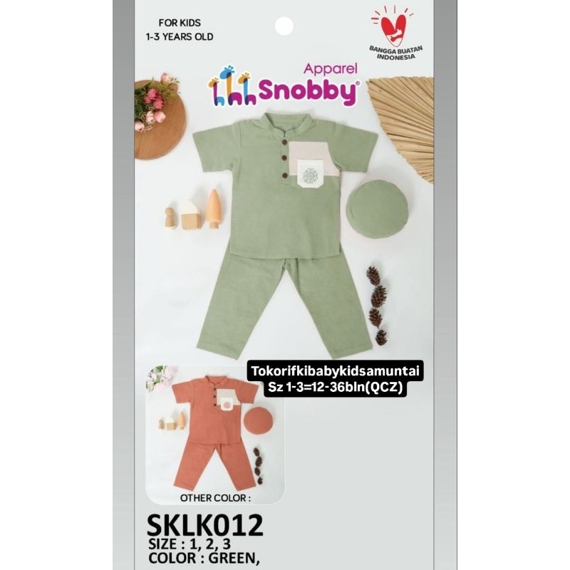 Snobby Baju Muslim Anak Cowok Sz 0-3th SKLKM012