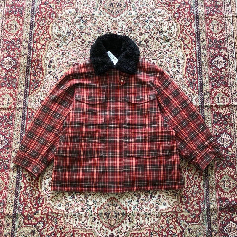 Jaket Gu oversized work serva jacket HE482