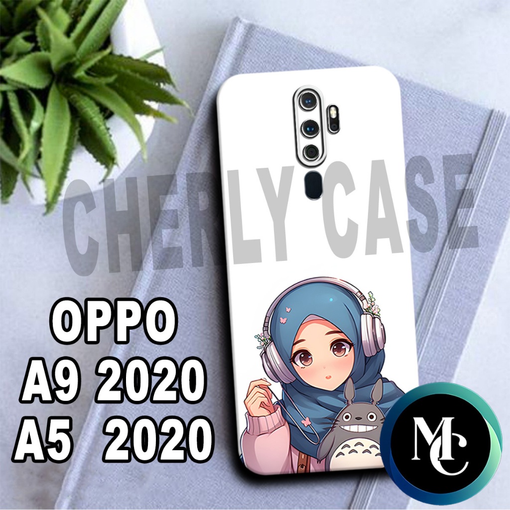 CC32/ Softcase karet lentur untuk OPPO A9 (2020) DAN A5 (2020)/Motif HIJAB/case OPPO A9 (2020)/kesin