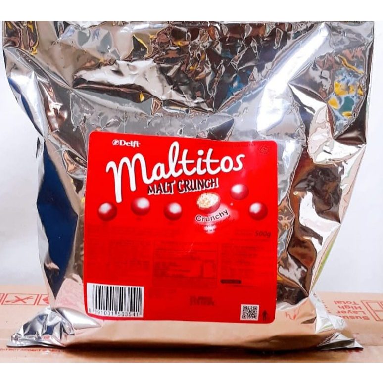 

Maltitos Delfi / Coklat Delfi Maltitos Biskuit Malt Caramel 500 gr Alumunium