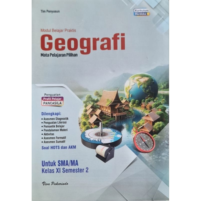 Buku lks Viva Pakarindo SMA Geografi Kelas 11 Semester 2 Kurikulum Merdeka