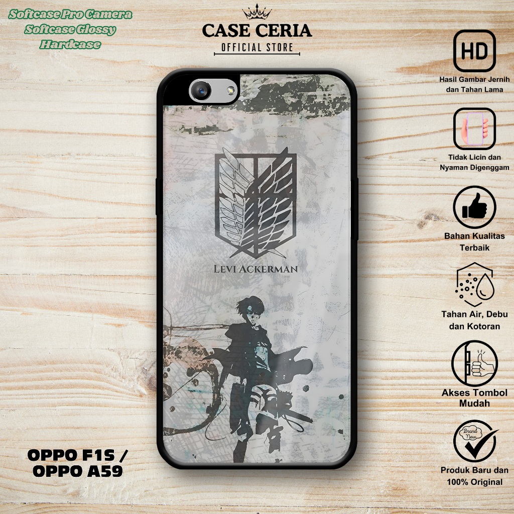 Case Oppo F1S / A59 - Casing Oppo F1S / A59 Anime AOT – Softcase Pro Camera Oppo F1S – Silikon HP