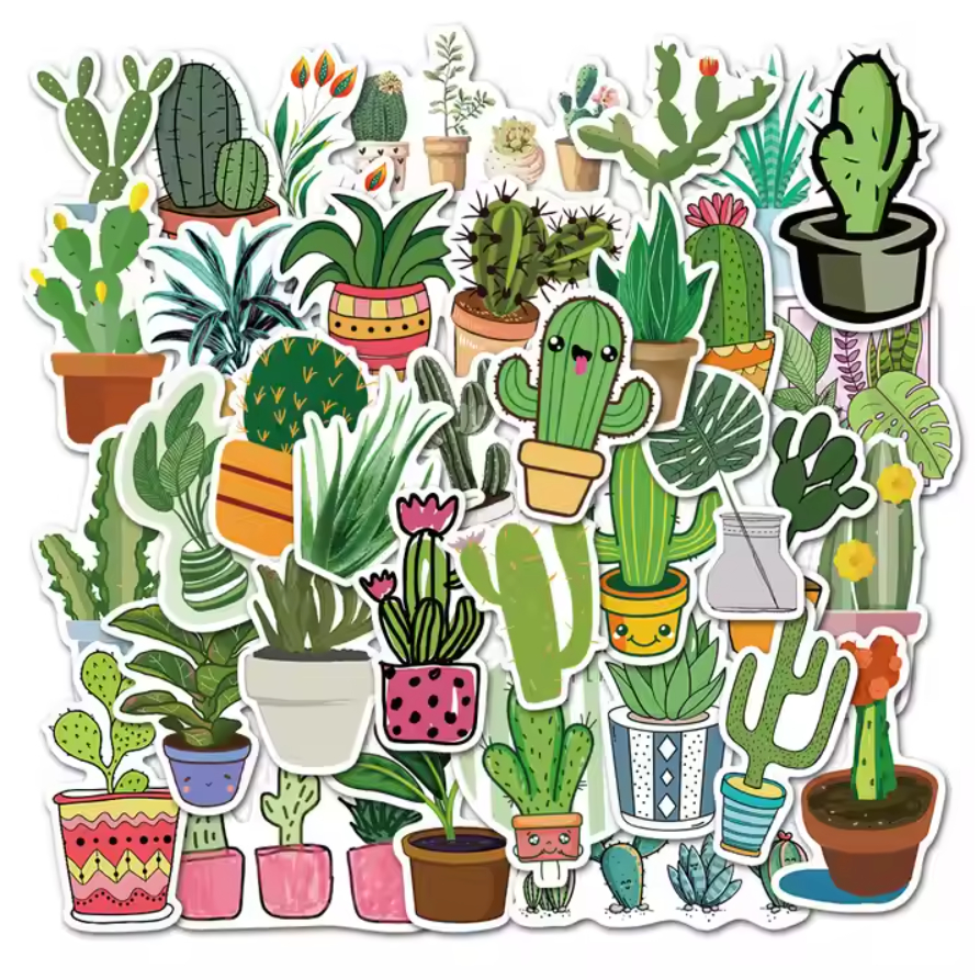 

Stiker Kaktus Sticker WaterProof Premium