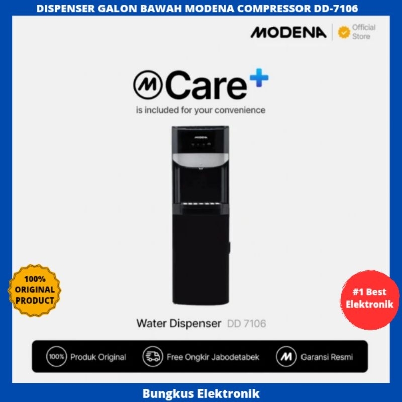 DISPENSER GALON BAWAH KOMPRESSOR MODENA DD-7106 DISPENSER AIR GALON BAWAH MODENA COMPRESSOR