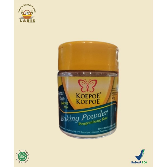 

KOEPOE KOEPOE BAKING POWDER 45 GRAM