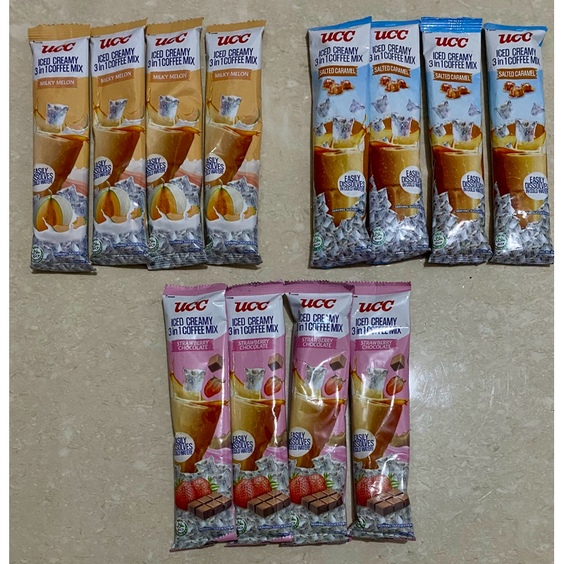

UCC Ice Creamy 3 in 1 Coffe Mix / Salted Caramel / Strowberry Chocolate / Mily Melon