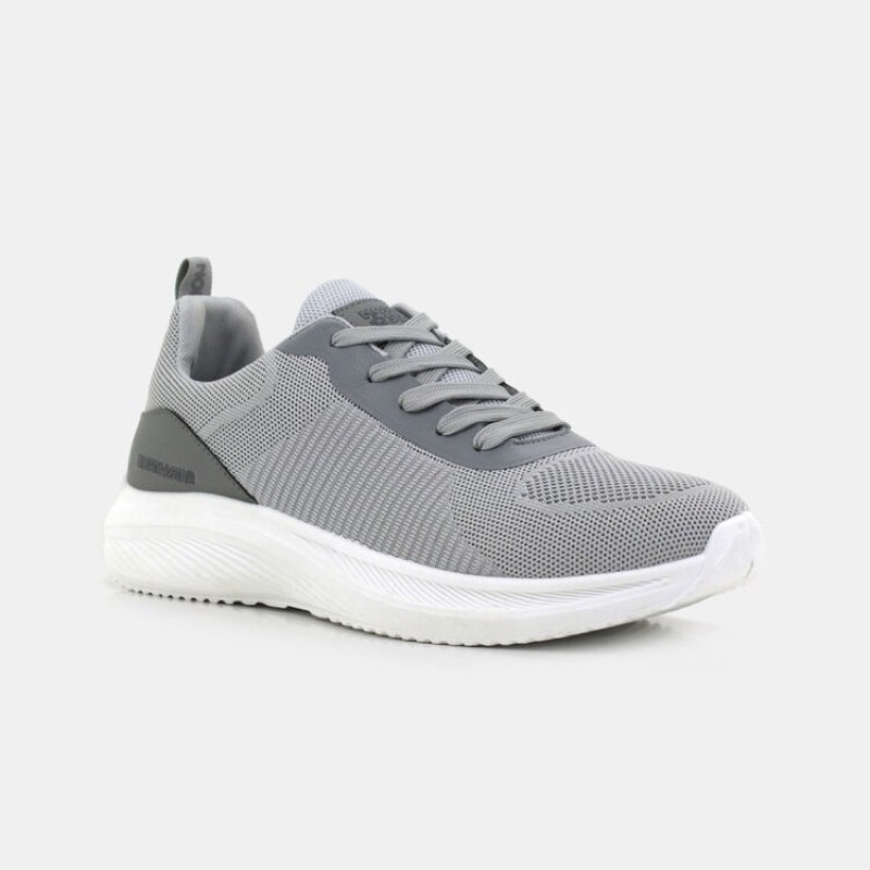 BATA NORTHSTAR SEPATU SNEAKERS PRIA MODEL TALI ABU 820-2086