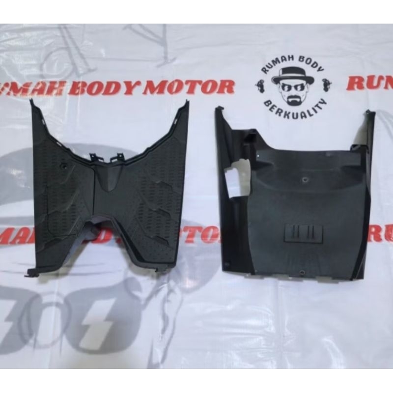 Paketan Cover Bodi Kasar Depan Bordes injekan kaki dan dek bawah kolong Honda Vario 125 150 led lama