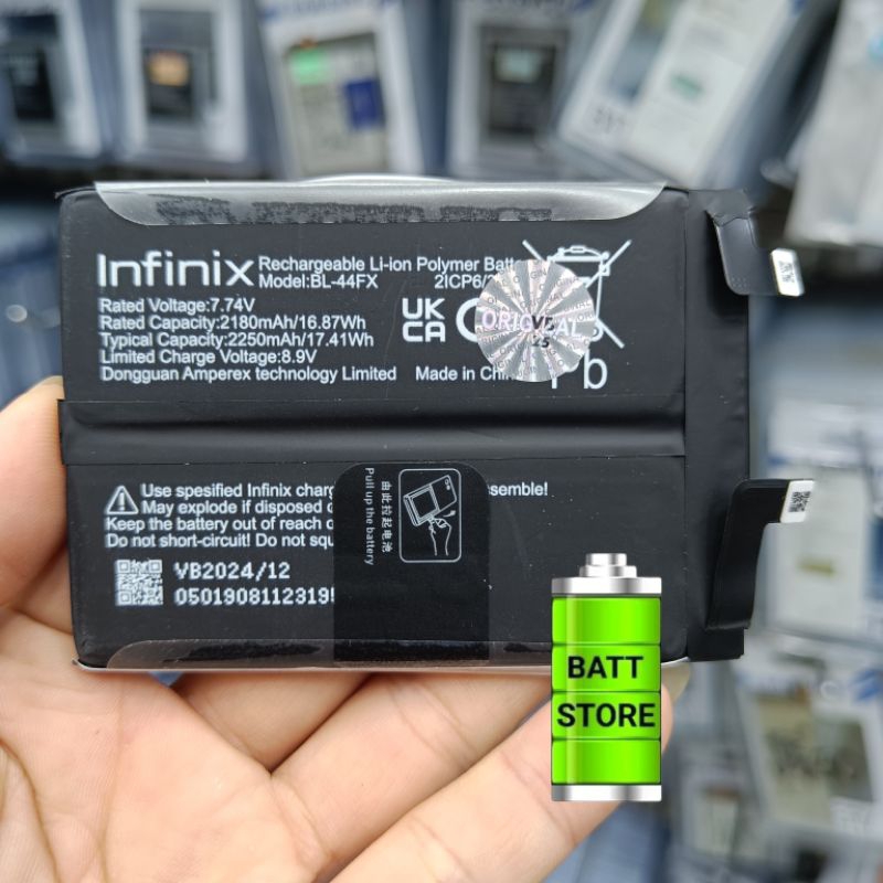 Baterai Batre Battery BL-44FX Infinix Note 12 VIP