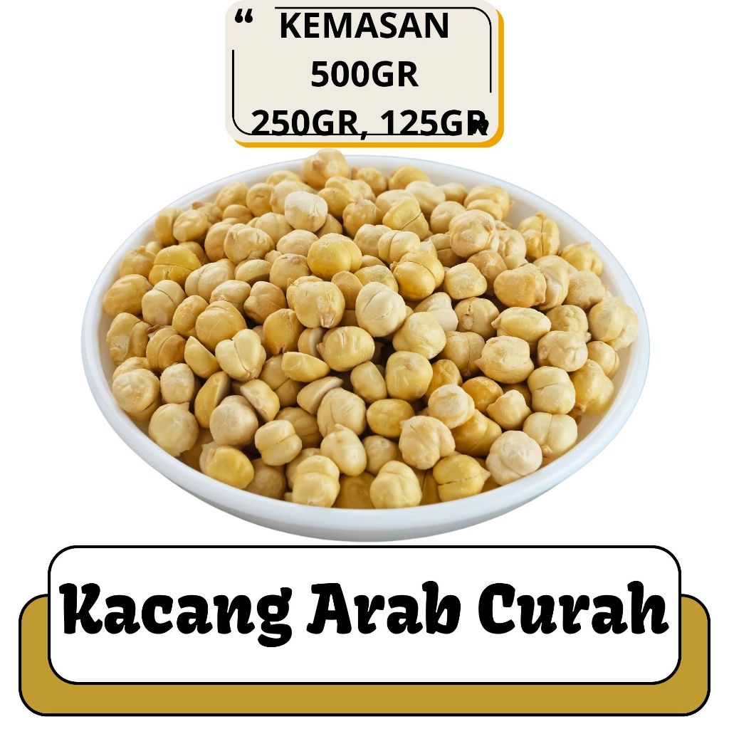 

OLEH OLEH HAJI DAN UMROH KACANG ARAB I CHICKPEAS GURIH DAN RENYAH KAYA VITAMIN NUTRISI I KACANG ARAB AL MADINA RANUNA ABU DASS I KACANG INDIA