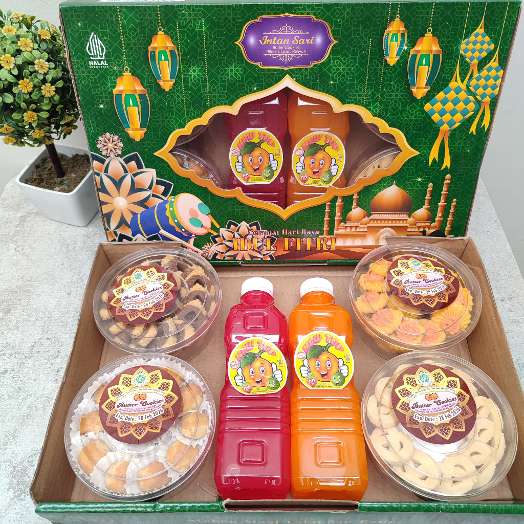 

KUE LEBARAN INTAN SARI 2 SYRUP/KUE HARI RAYA/PARSEL HARI RAYA