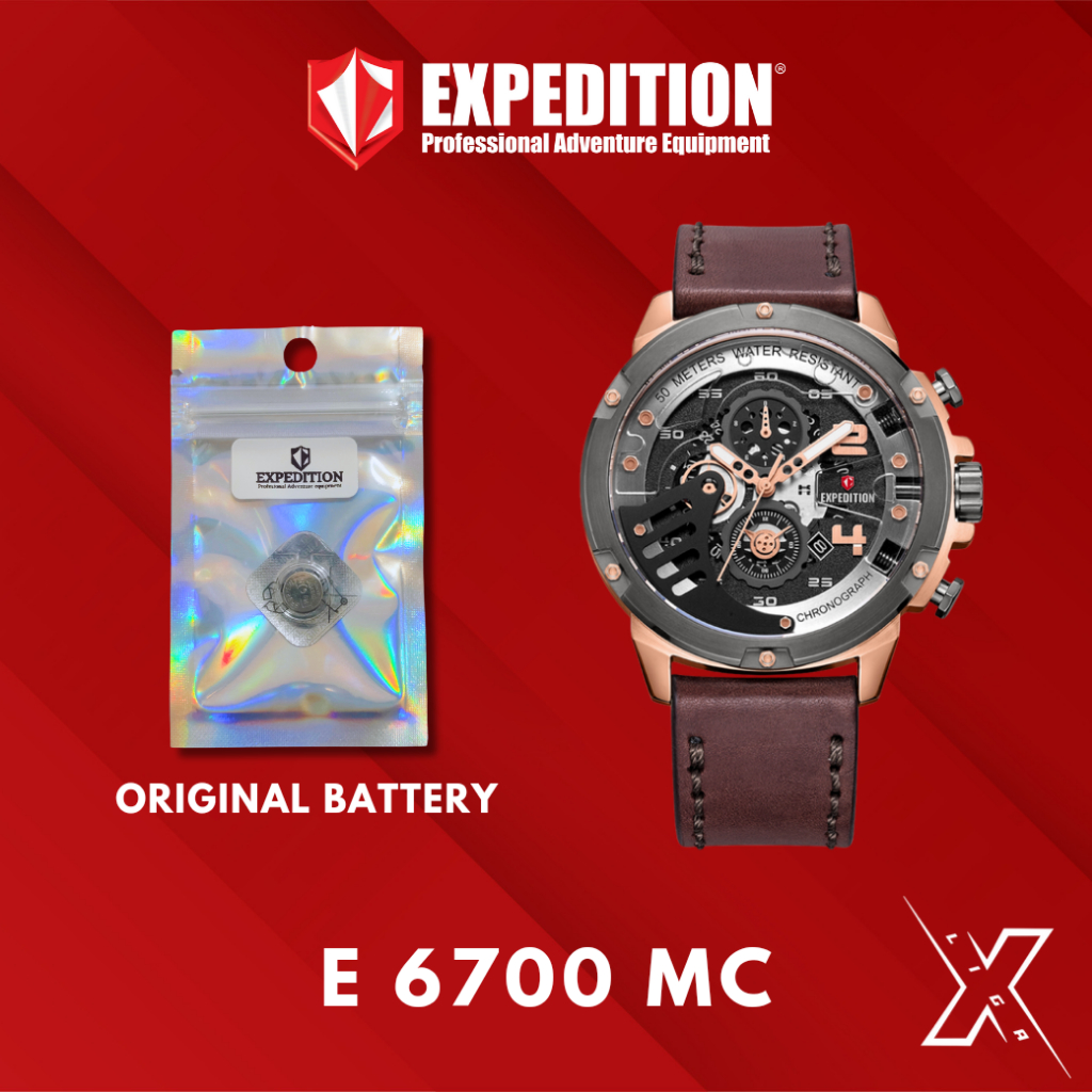 Baterai Jam Tangan Expedition E 6700 MC Original