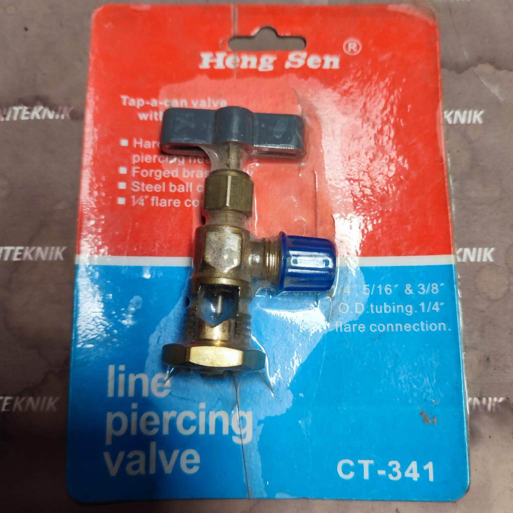 CAN TAPE LINE PIERCING VALVE 1/4" KRAN TUSUK CT-341