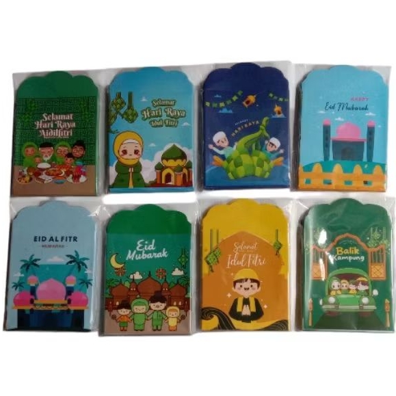 

Amplop lebaran islami medium isi 10