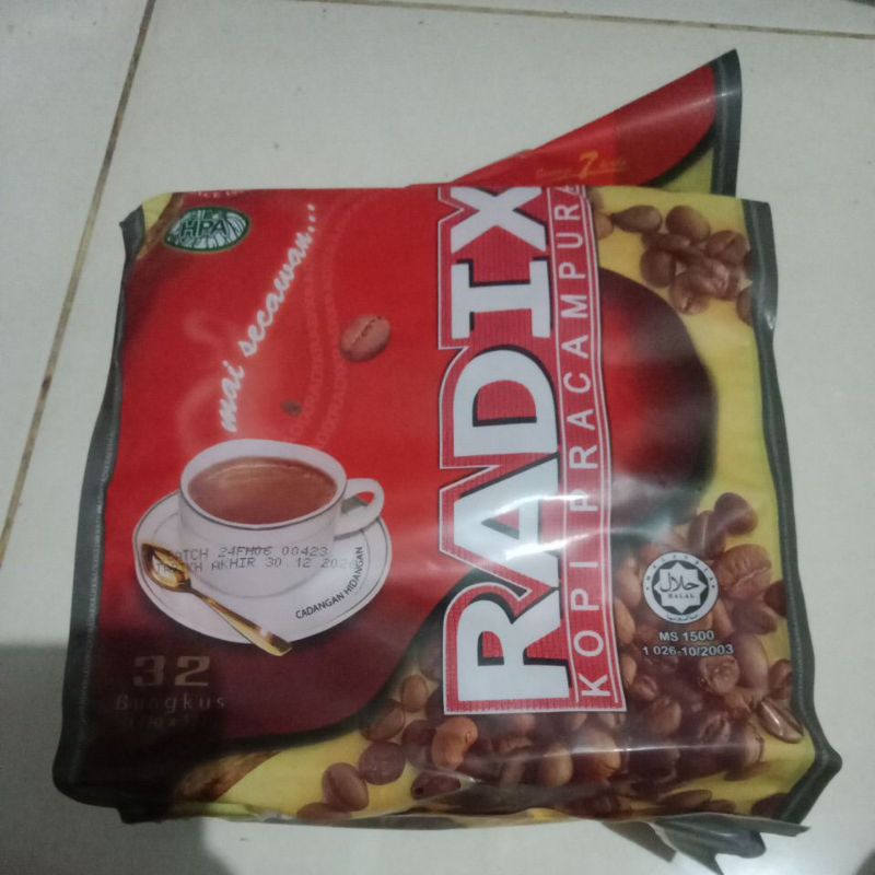 

Radix Kopi Pra Campuran 32 saset