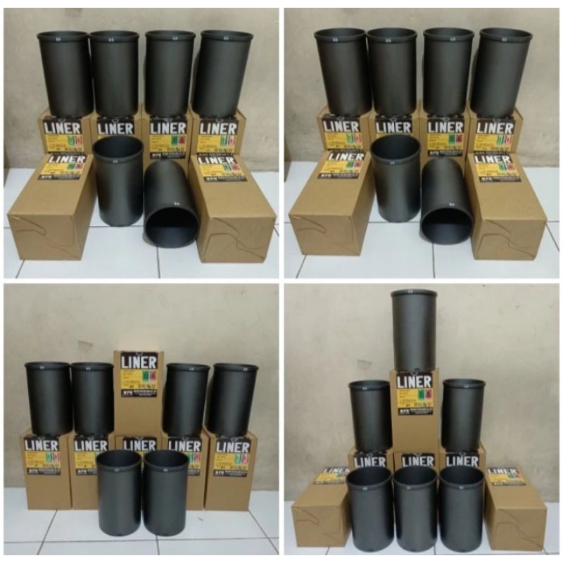 LINER BORING MITSUBISHI 6D16T BIBIR NONJOL NPR TIPE 2B ME072570 BARANG READY STOK YA BOSKU SILAHKAN 