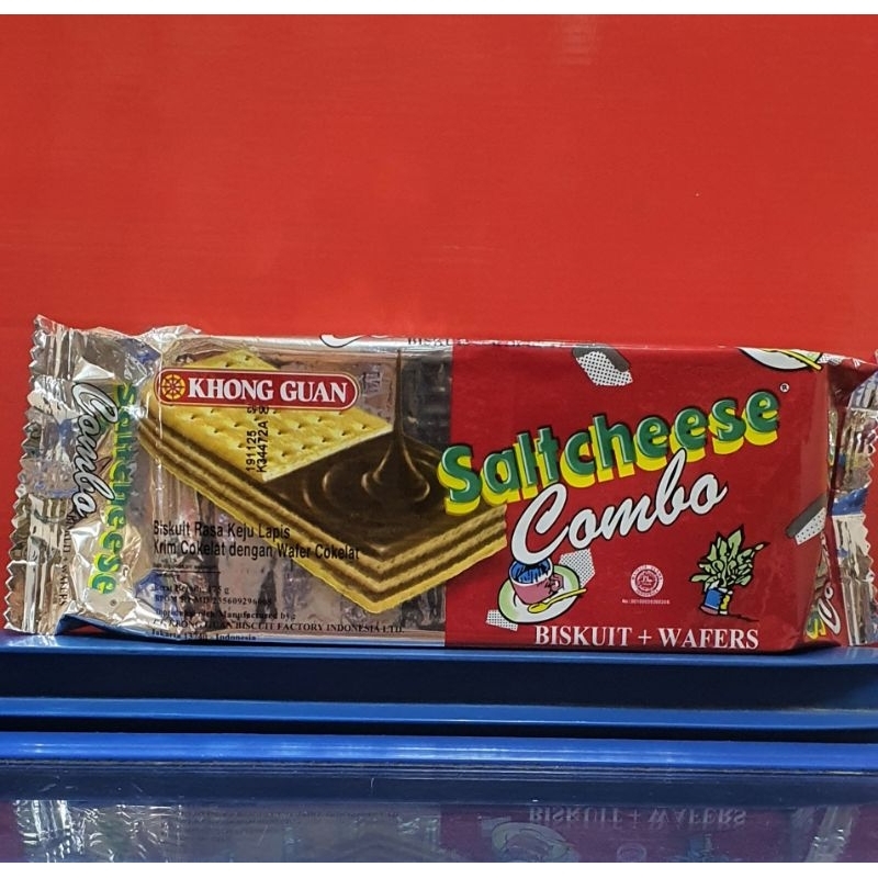 

Khong Guan Saltcheese Combo (Biskuit+Wafers) 175gr