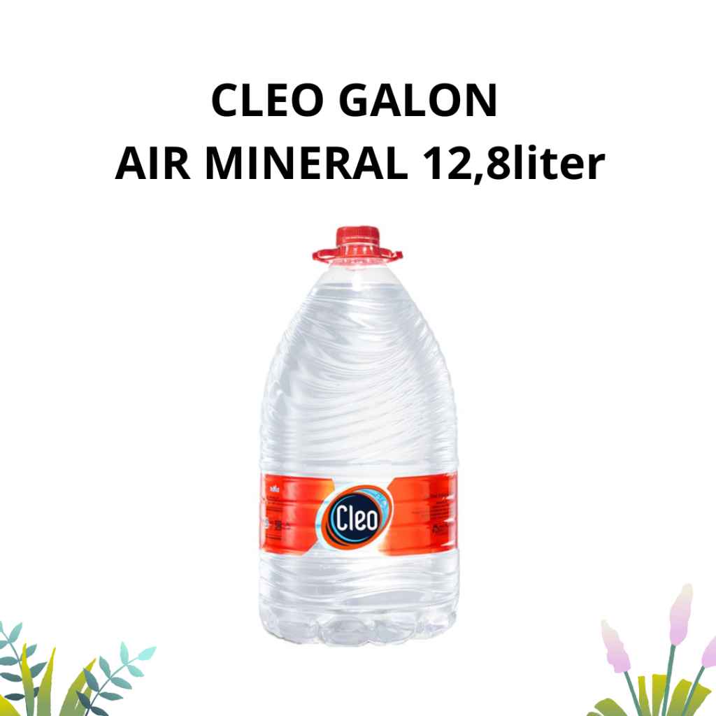 

AIR MINUM GALON CLEO / CLEO AIR MINERAL GALON 12,8liter