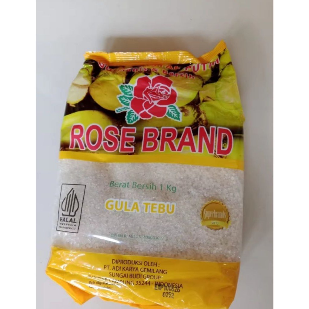 

Halal Rose Brand Berat Bersih 1 Kg Gula Tebu/rose brand/gula