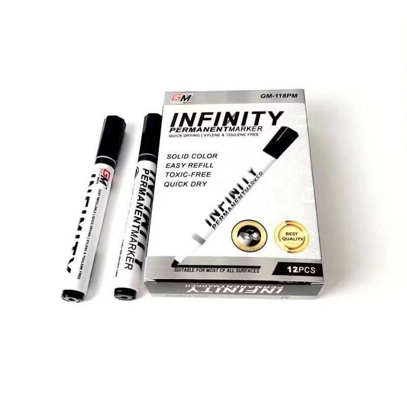 

Spidol Hitam Permanent Gadjah Mada GM-118PM (1 box isi 12 pcs)