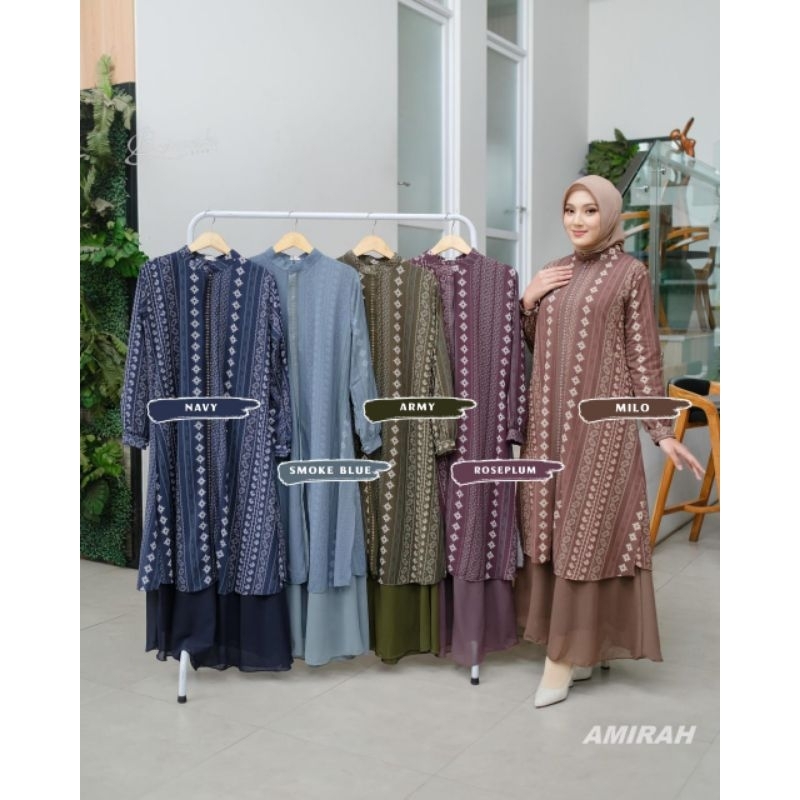 Amirah Dress by Bermerks/ Gamis by Bermerks Syar'i/ Gamis Bermerks Terbaru/ Gamis ORI Bermerks/ Gami