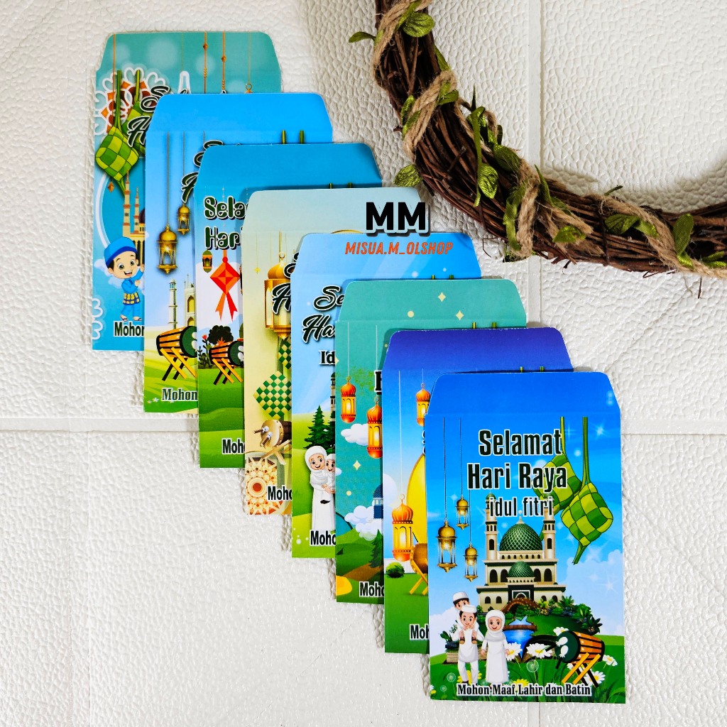 

10 PCS AMPLOP / ANGPAU LEBARAN KARAKTER SERI J UKURAN MEDIUM / AMPLOP KARAKTER LUCU THR ANAK