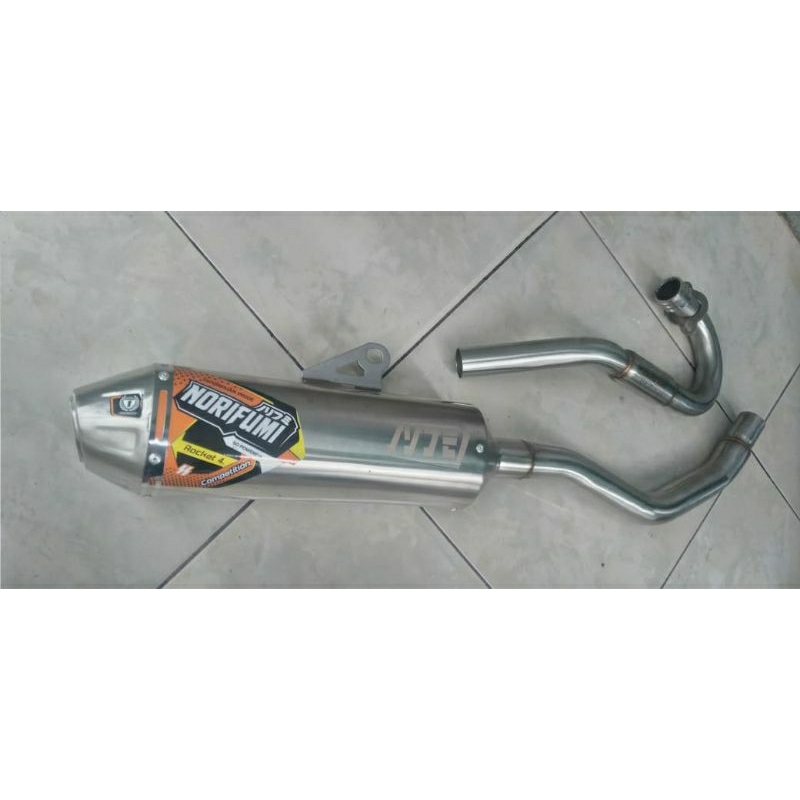 Knalpot Norifumi Rocket4 Competition Stainless