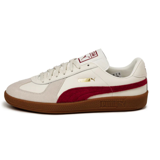 Sepatu Casual PUMA Army Trainer Warm White-Intense Red 386607 18