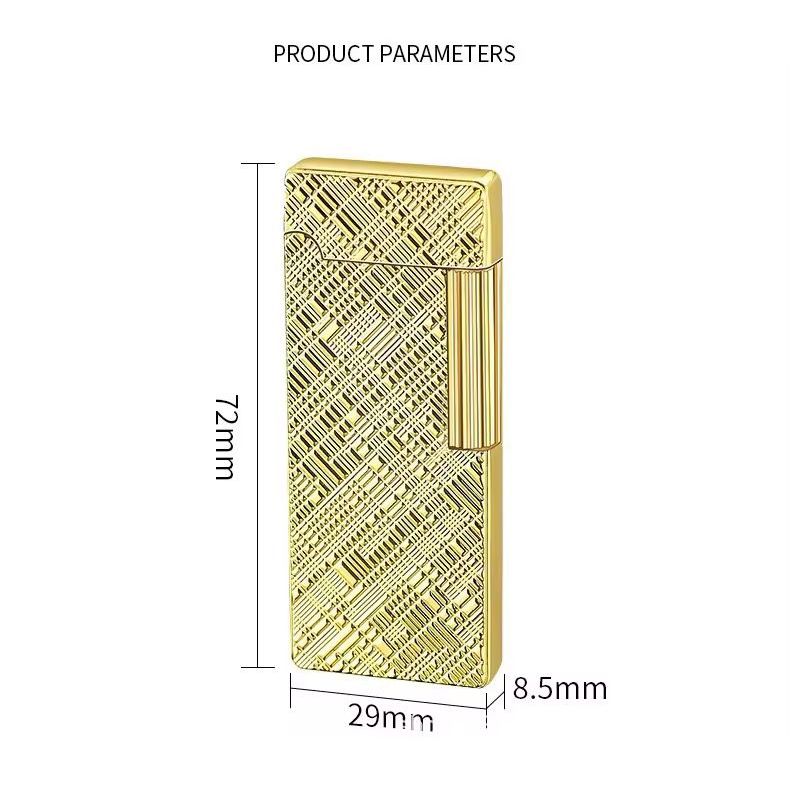 Mancis Korek Api Dupont Slim 4907 Korek Isi Ulang Vintage Classic Tipis Hadiah Plus Gift Box