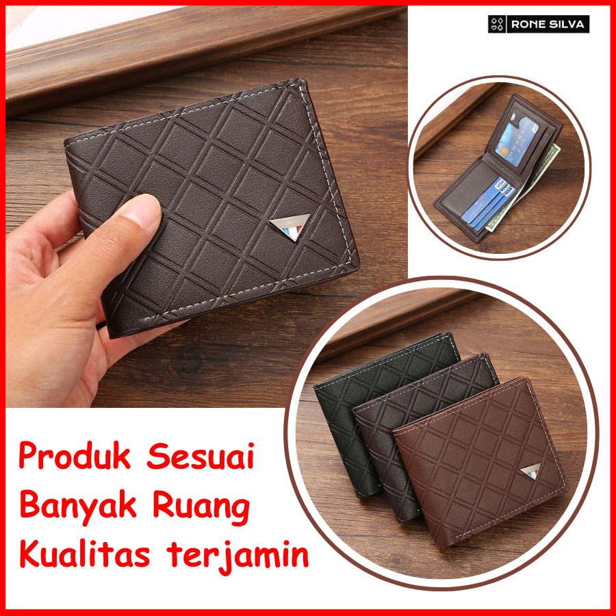Dompet Laki2 Lipat Banyak Slot Pria Kulit Cowok Kecil Ori Atm Ktp Bapak Terbaru Simpel Genggam Premi