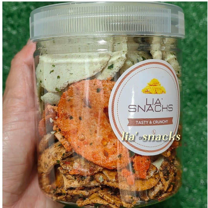 

Basreng Renyah Mix 3 Rasa Kemasan Praktis | Camilan Basreng | Jajanan Basreng | Keripik Basreng