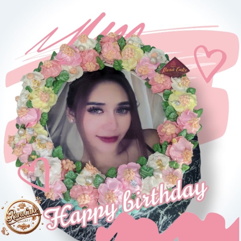 

birthday cake/simple cake/ kue ulang tahun/ custom cake// simple elegan
