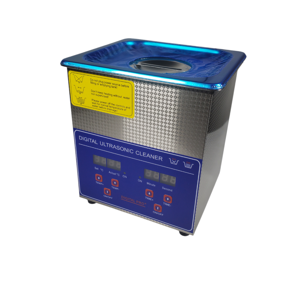 Mesin Pembersih Karat Perhiasan Ultrasonic Cleaner 40 KHz 2L 60W VEVOR KZ-D2