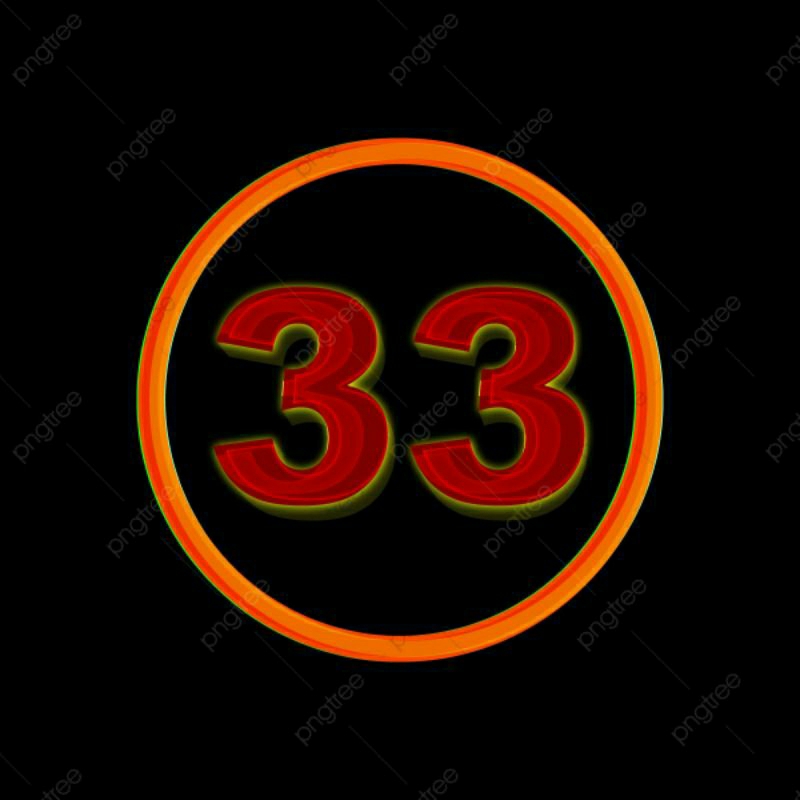 

sticker angka 33