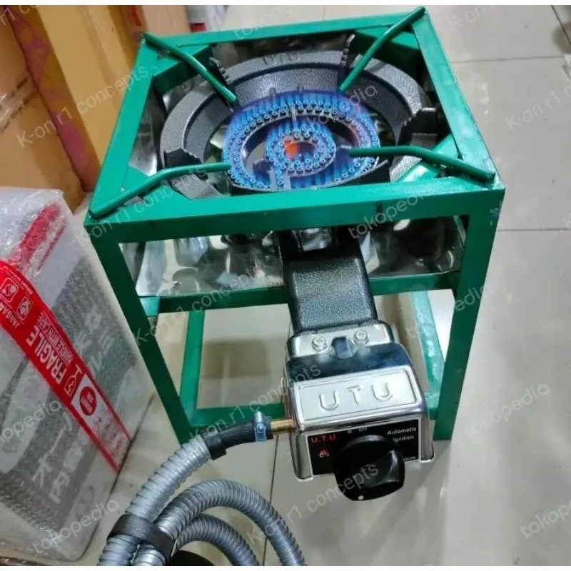 kompor gas set lengkap /kompor gas besar api seribu kompor gas